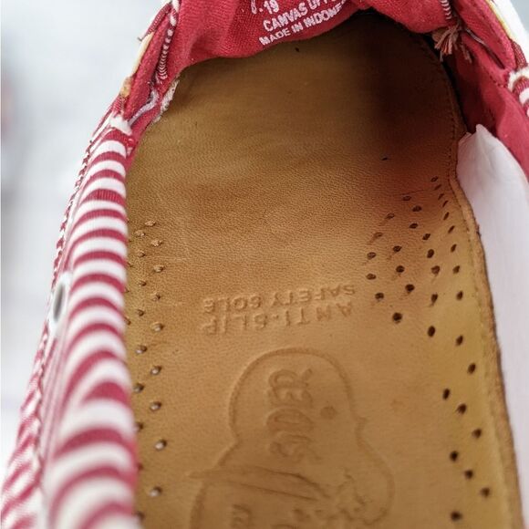 Sperry Authentic Original 2-Eye Boat Flats Casual - Red - Picture 8 of 10
